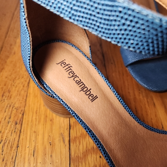 Jeffrey Campbell Issa Block Heeled Sandals - Picture 7 of 10